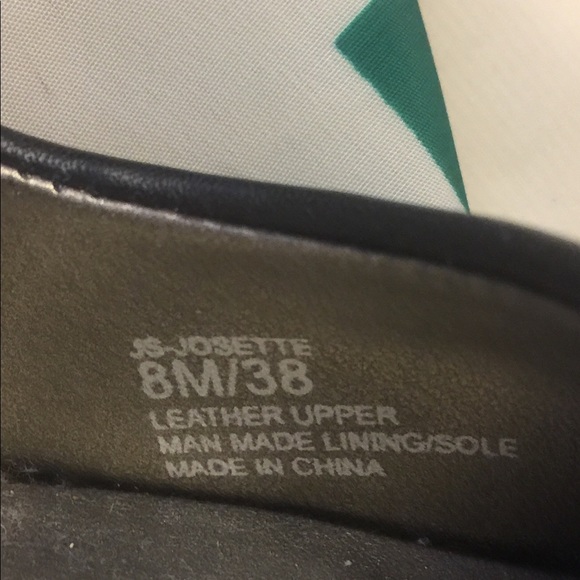 Black Leather Heels - Picture 6 of 6